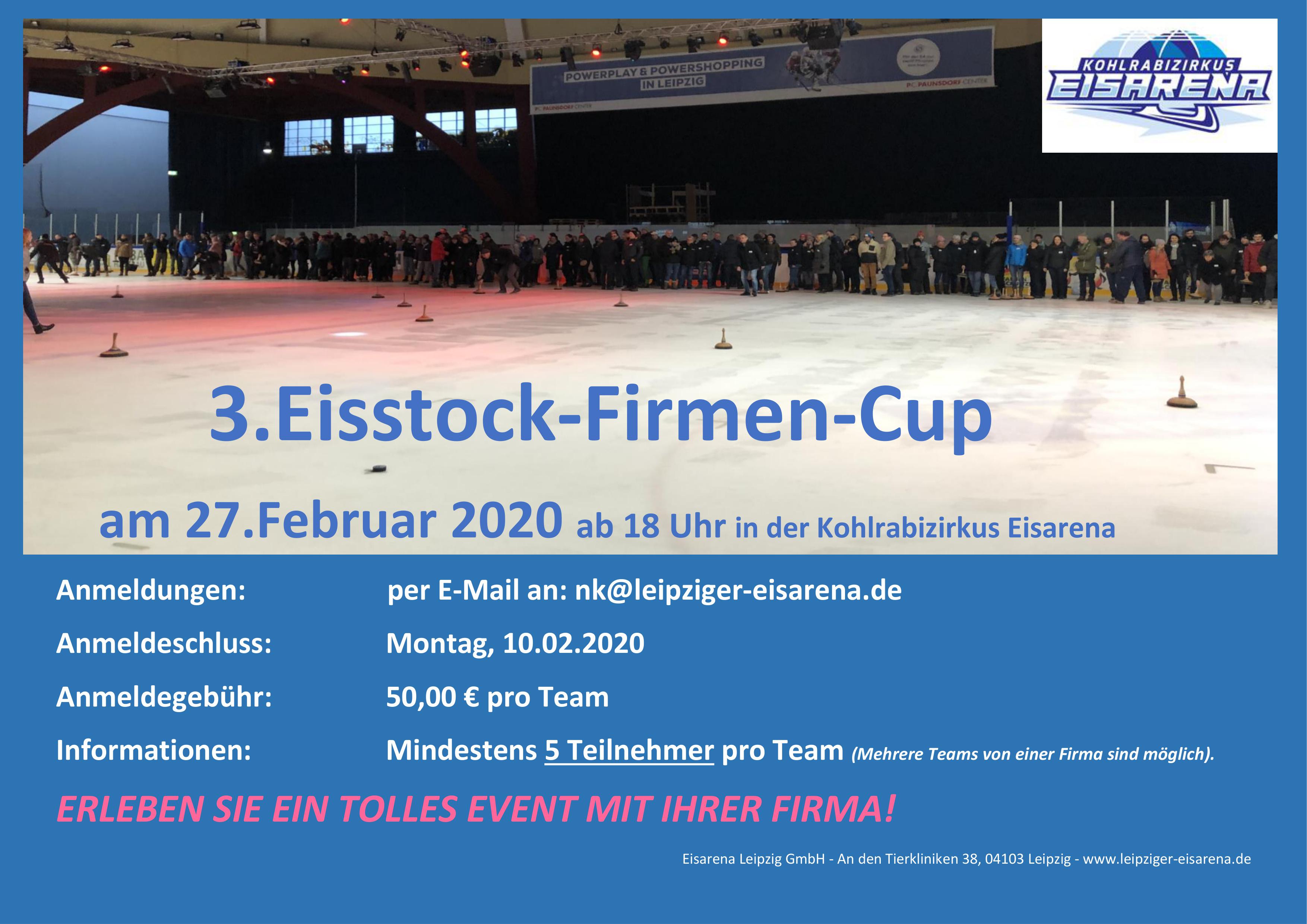 3 Eisstock Firmen Cup Eisarena Leipzig
