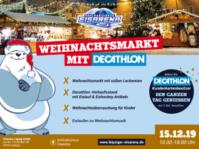 Weihnachtsmarkt mit Decathlon am 15.12.2019
